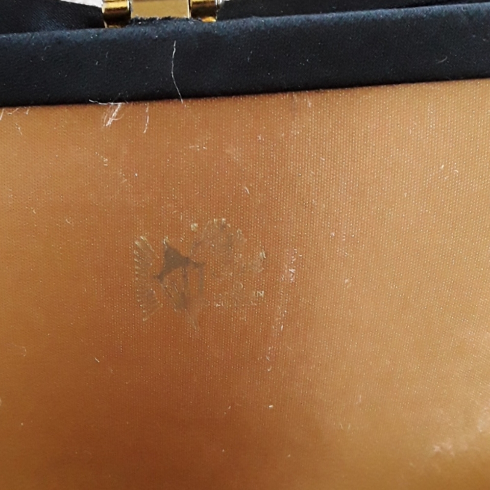 Beautiful black vintage clutch - Picture 4 of 4